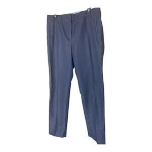 Talbots New Port Dress Pants Bluish Gray with Matrix Dot Pattern‎ Size 12